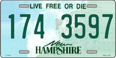 NH license plate 1743597