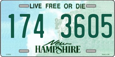 NH license plate 1743605