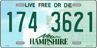 NH license plate 1743621