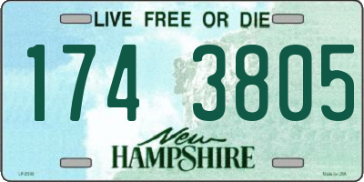NH license plate 1743805