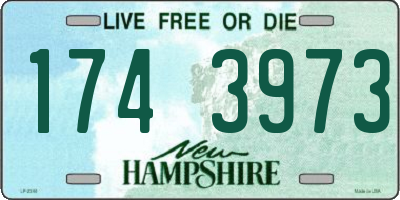 NH license plate 1743973