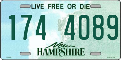 NH license plate 1744089