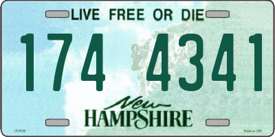 NH license plate 1744341