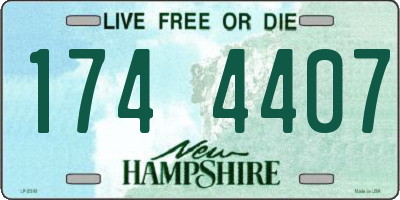 NH license plate 1744407