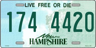 NH license plate 1744420