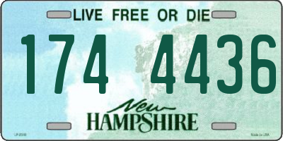 NH license plate 1744436