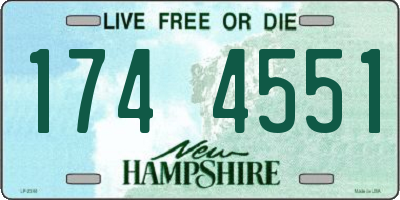 NH license plate 1744551