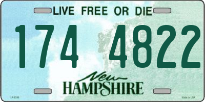 NH license plate 1744822