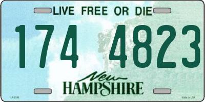 NH license plate 1744823