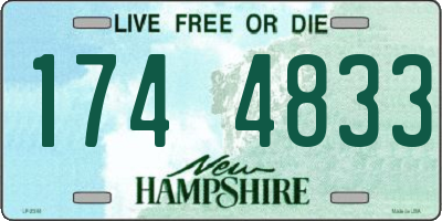 NH license plate 1744833