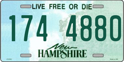 NH license plate 1744880