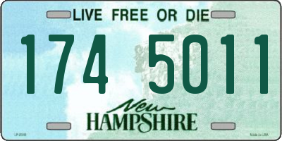 NH license plate 1745011