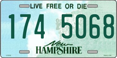 NH license plate 1745068