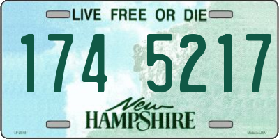 NH license plate 1745217