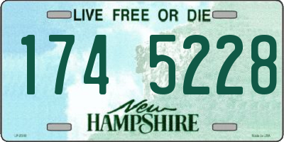 NH license plate 1745228
