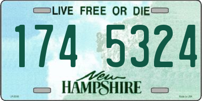NH license plate 1745324