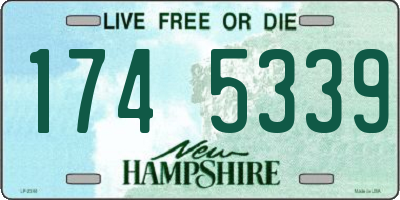 NH license plate 1745339