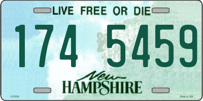 NH license plate 1745459