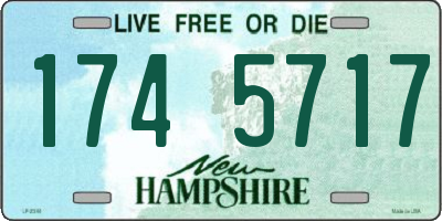 NH license plate 1745717
