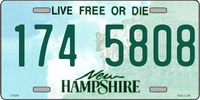 NH license plate 1745808