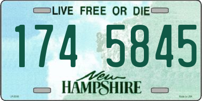 NH license plate 1745845