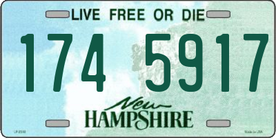 NH license plate 1745917