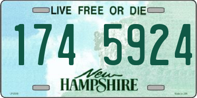 NH license plate 1745924