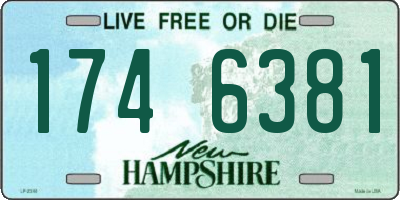 NH license plate 1746381