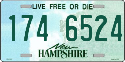NH license plate 1746524