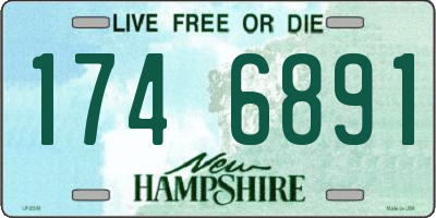 NH license plate 1746891