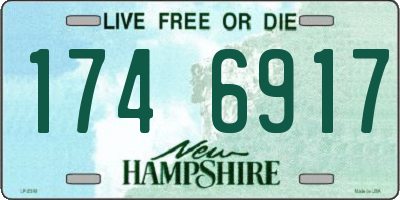 NH license plate 1746917