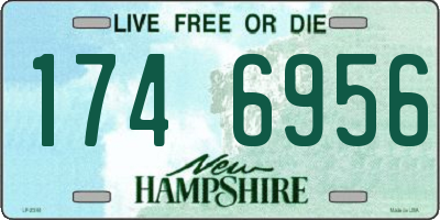 NH license plate 1746956
