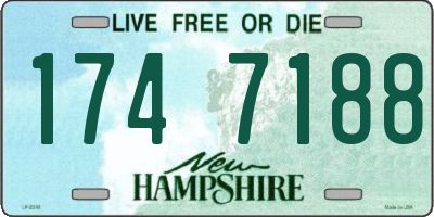 NH license plate 1747188