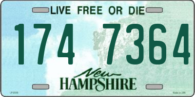 NH license plate 1747364