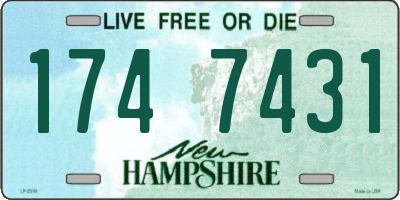 NH license plate 1747431