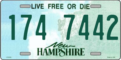 NH license plate 1747442
