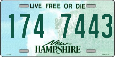NH license plate 1747443