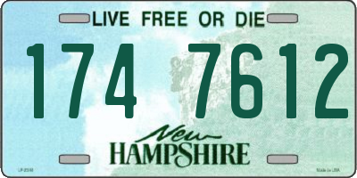 NH license plate 1747612