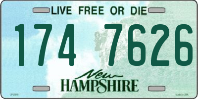 NH license plate 1747626