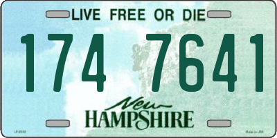 NH license plate 1747641