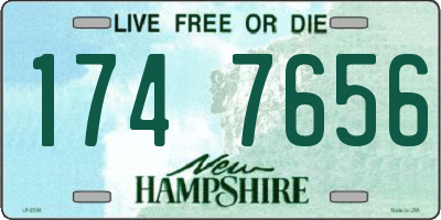 NH license plate 1747656