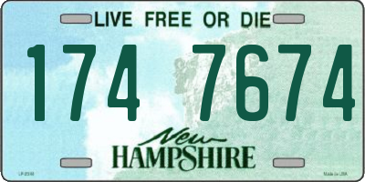 NH license plate 1747674