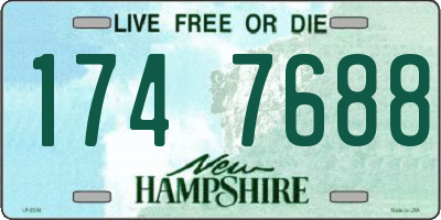 NH license plate 1747688