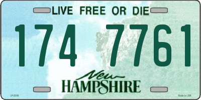 NH license plate 1747761