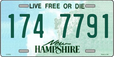 NH license plate 1747791