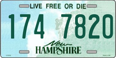 NH license plate 1747820