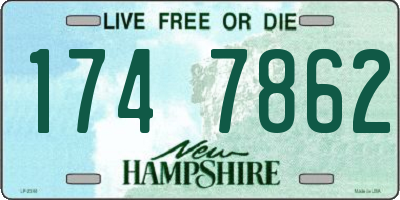 NH license plate 1747862