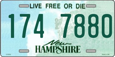 NH license plate 1747880