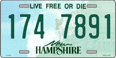 NH license plate 1747891