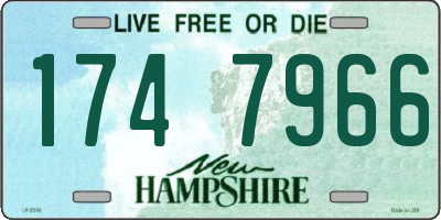 NH license plate 1747966